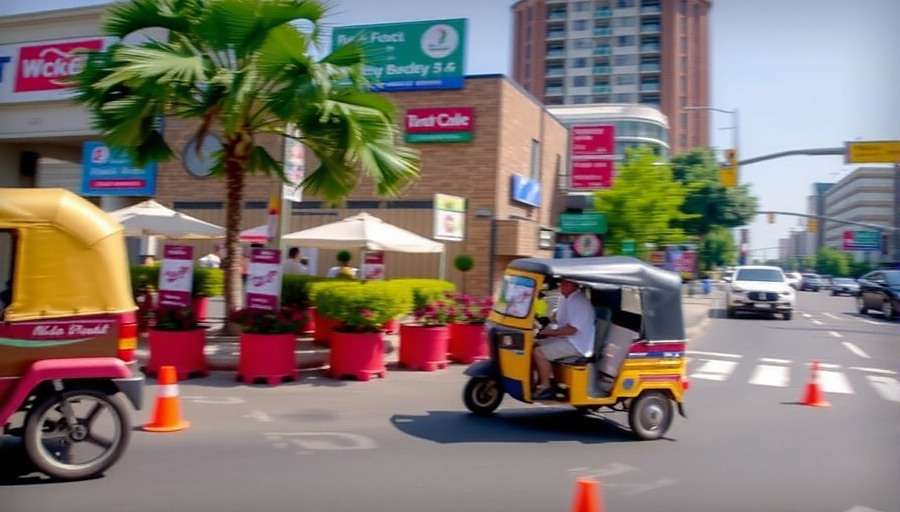 Rickshaw Speed Trials - Authentic Indian city landscapes Rickshaw Speed Trials City Environments